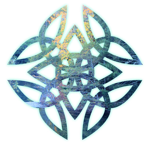 Nature in a celtic symbol